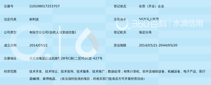 北京百世维尔健康科技有限责任公司 信息技术咨询服务驱动健康产业创新